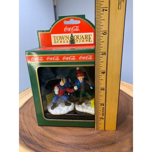 Coca-Cola Town Square Collection Boys Are Boys 1995 Figurines In Box - Picture 5 of 7
